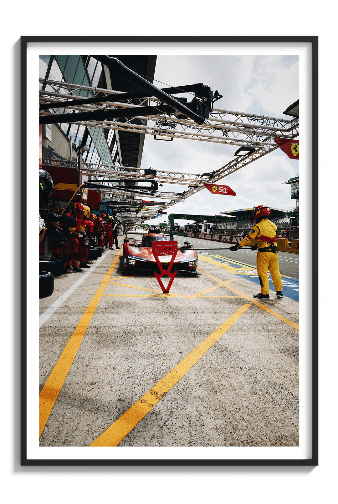 Ferrari 499P Pit Stop - Le Mans 2023